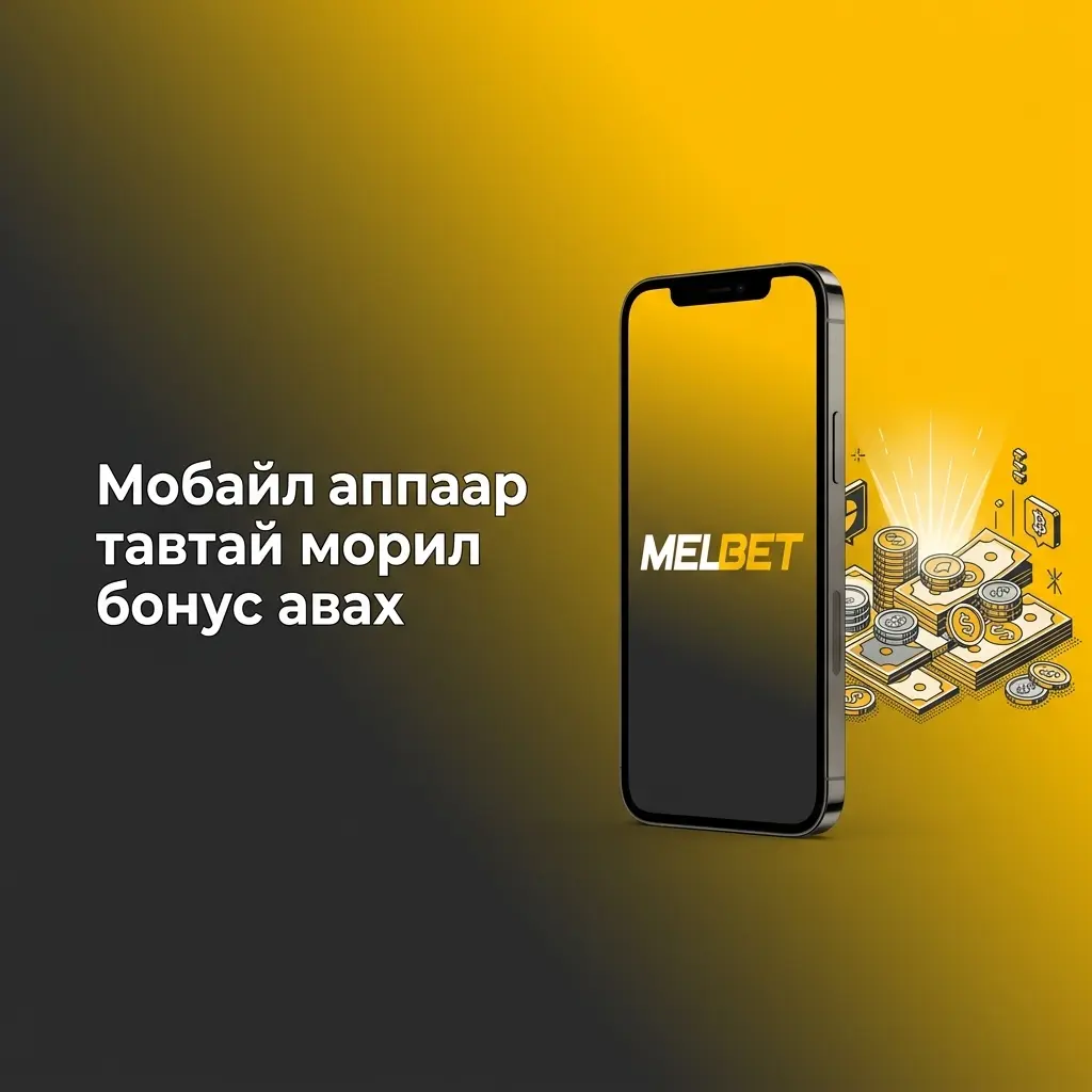 Melbet мобайл апп дээр тавтай морил бонус авах алхамууд iOS Android