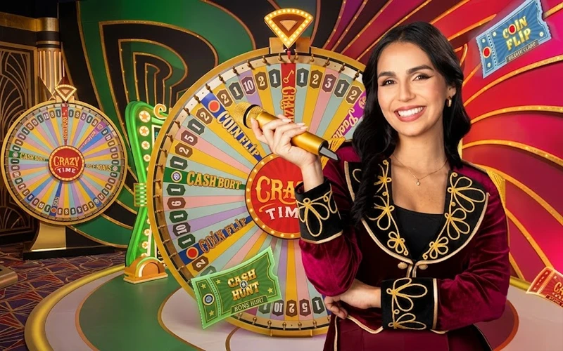 Шоу нэвтрүүлгийн хэв маягтай Crazy Time тоглоомыг Melbet лайв казинод туршаарай.